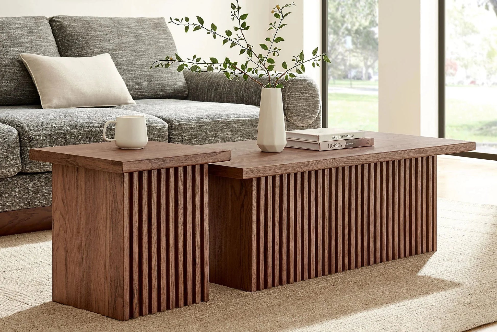 Render Nesting Coffee Tables Set of 2. - Venini Furniture 