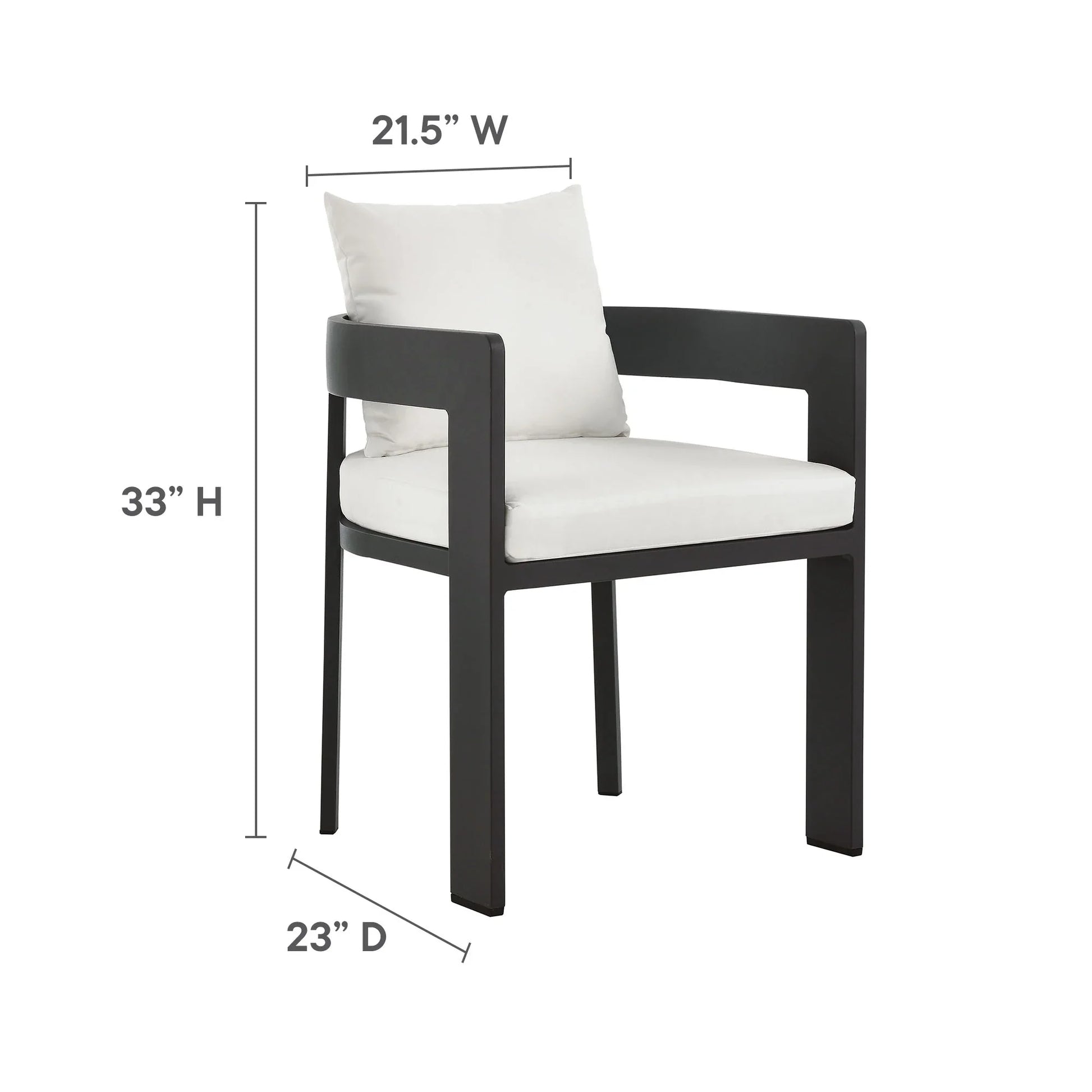Tahoe 5-Piece Outdoor Patio Aluminum Dining Set. - Venini Furniture 