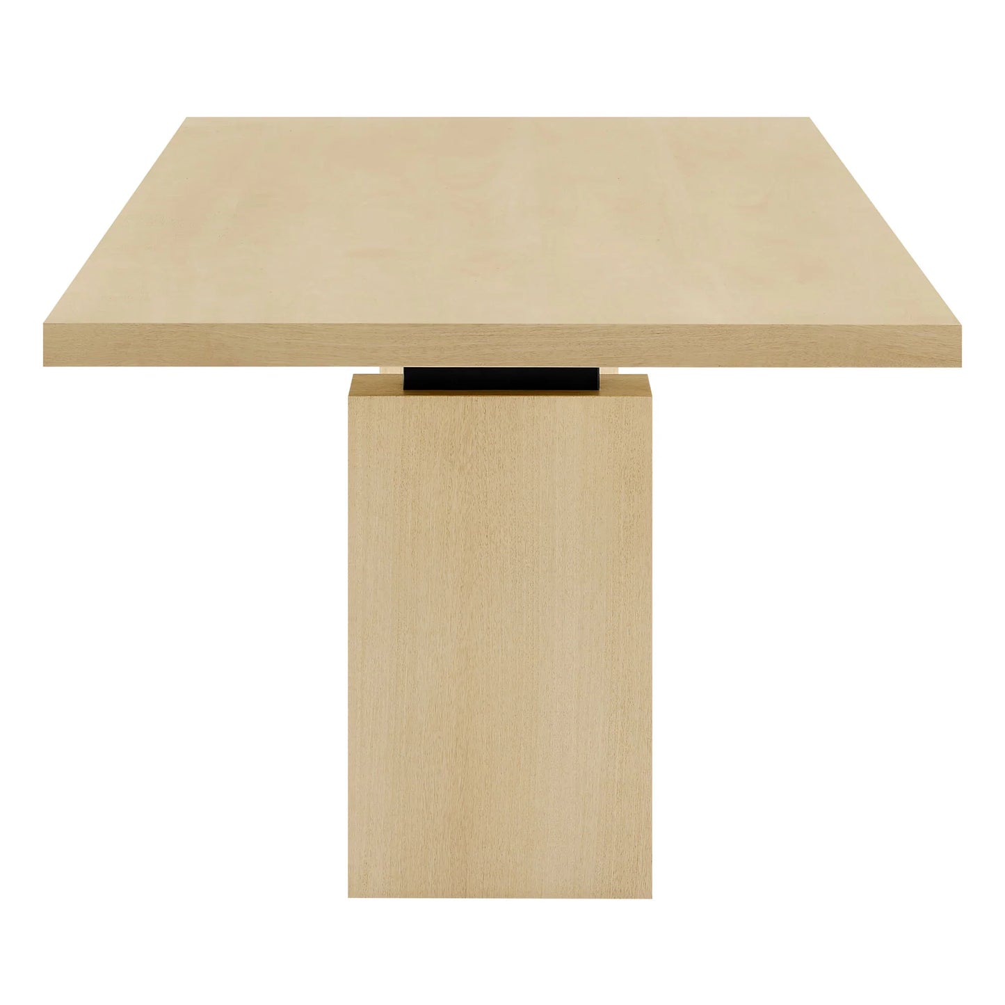Piston 82" Rectangular Wood Dining Table in Natural. - Venini Furniture 