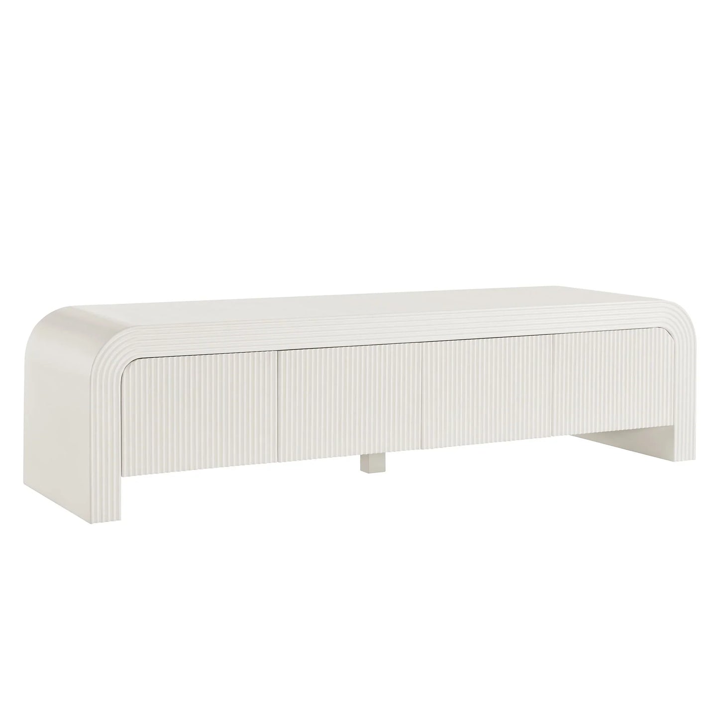 Waterflute 68" Fluted TV Stand. - Venini Furniture 