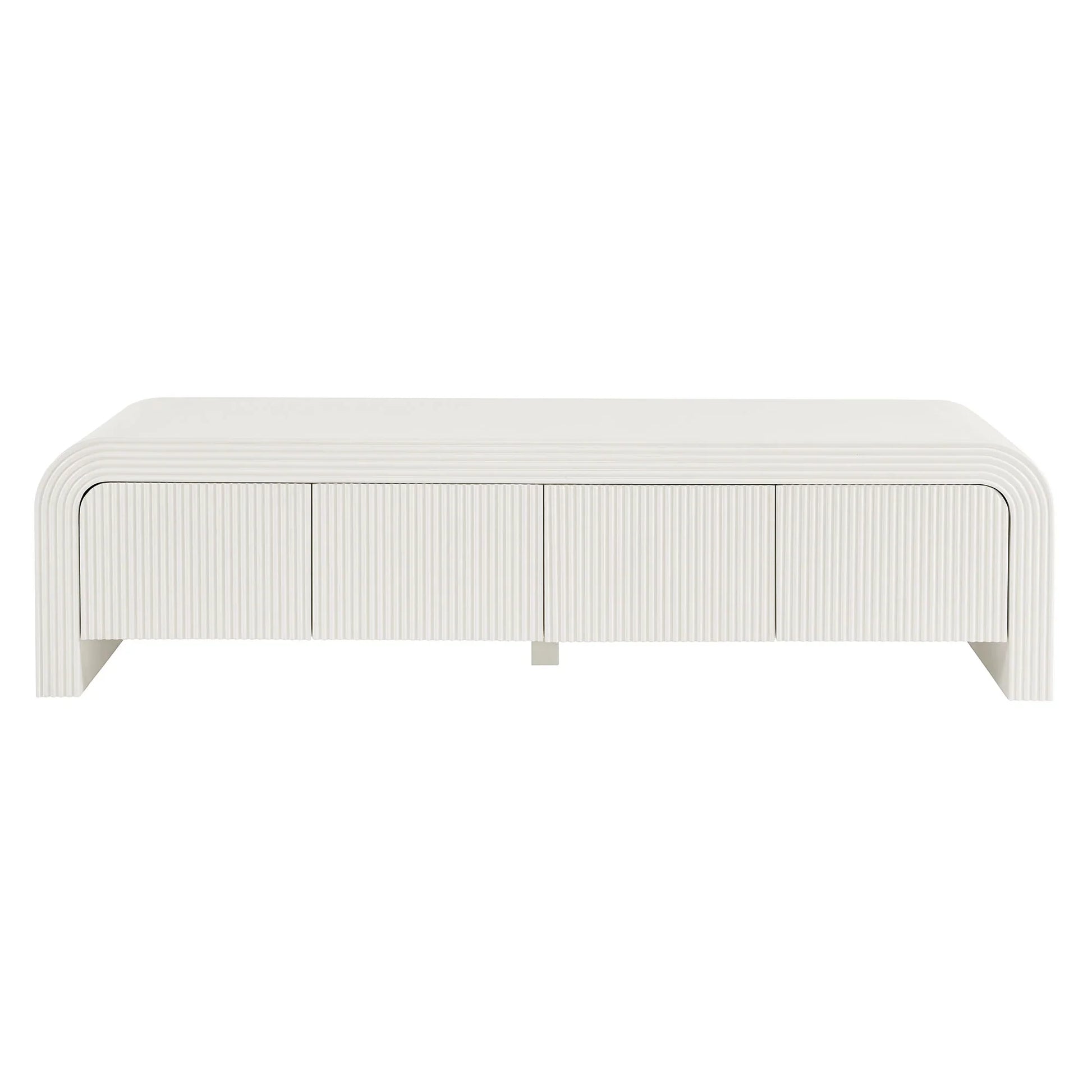 Waterflute 68" Fluted TV Stand. - Venini Furniture 