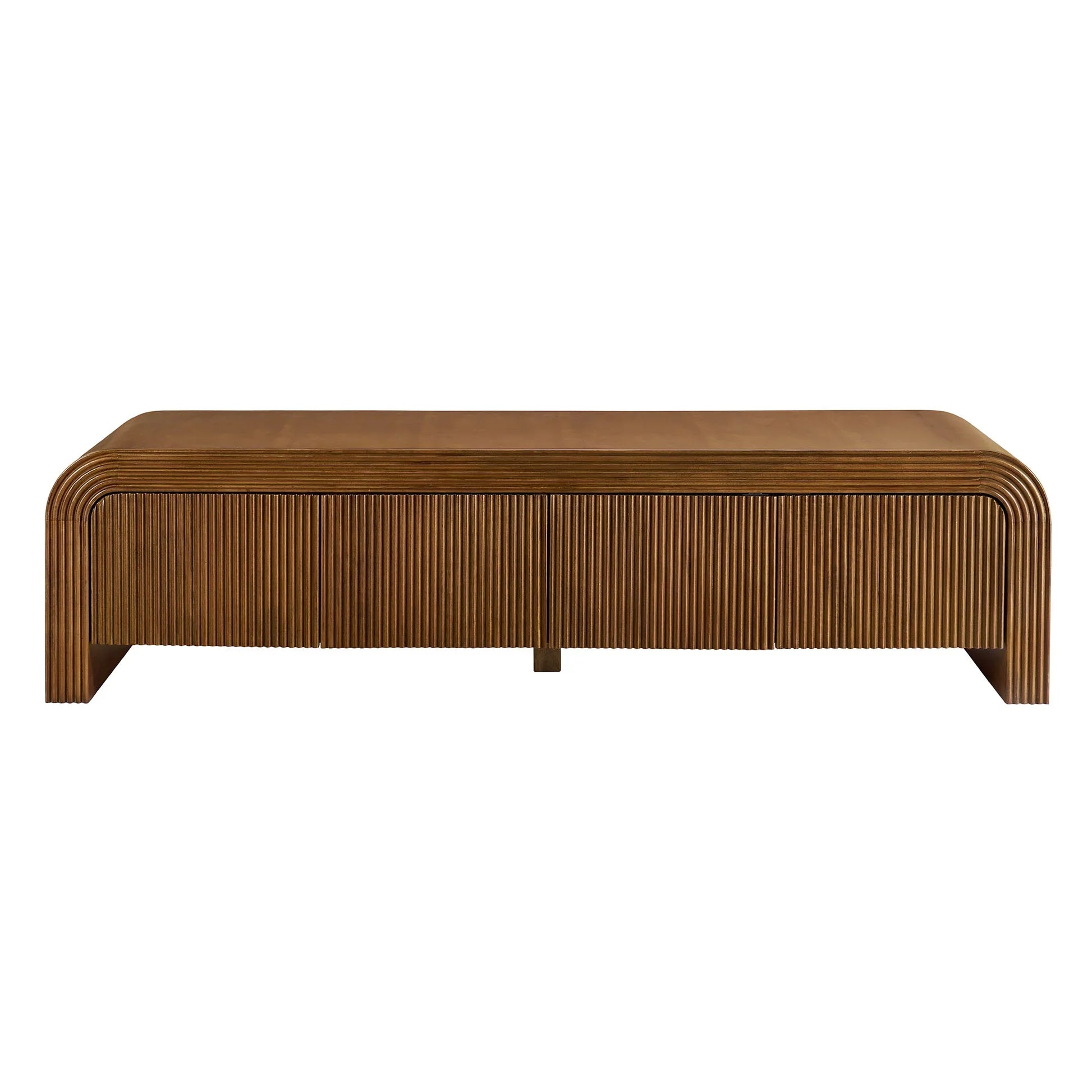 Waterflute 68" Fluted TV Stand. - Venini Furniture 