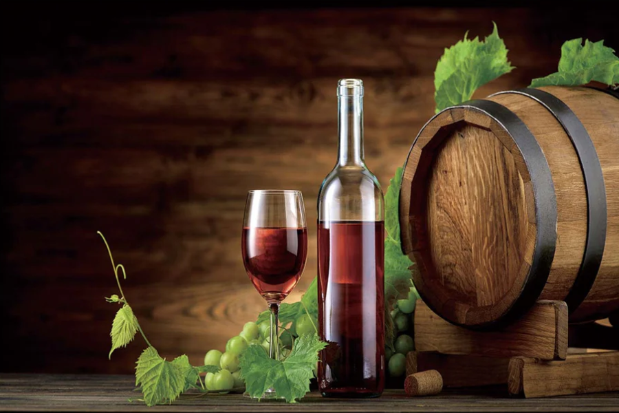 SU-48203 BECK Grape & Wine Wall Art Print TG