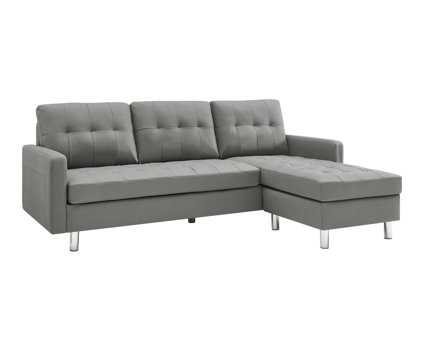 VESADA Sectional Black, Gray or White. - Venini Furniture 