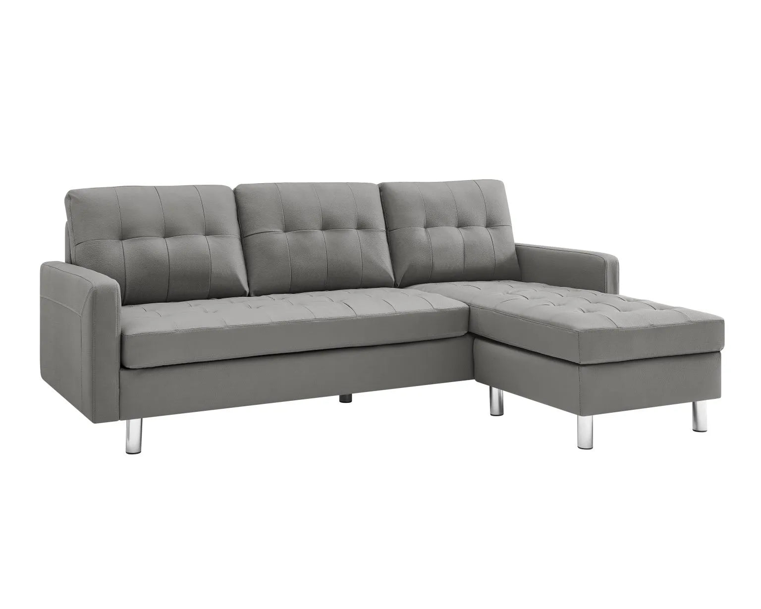 VESADA Sectional Black, Gray or White. - Venini Furniture 