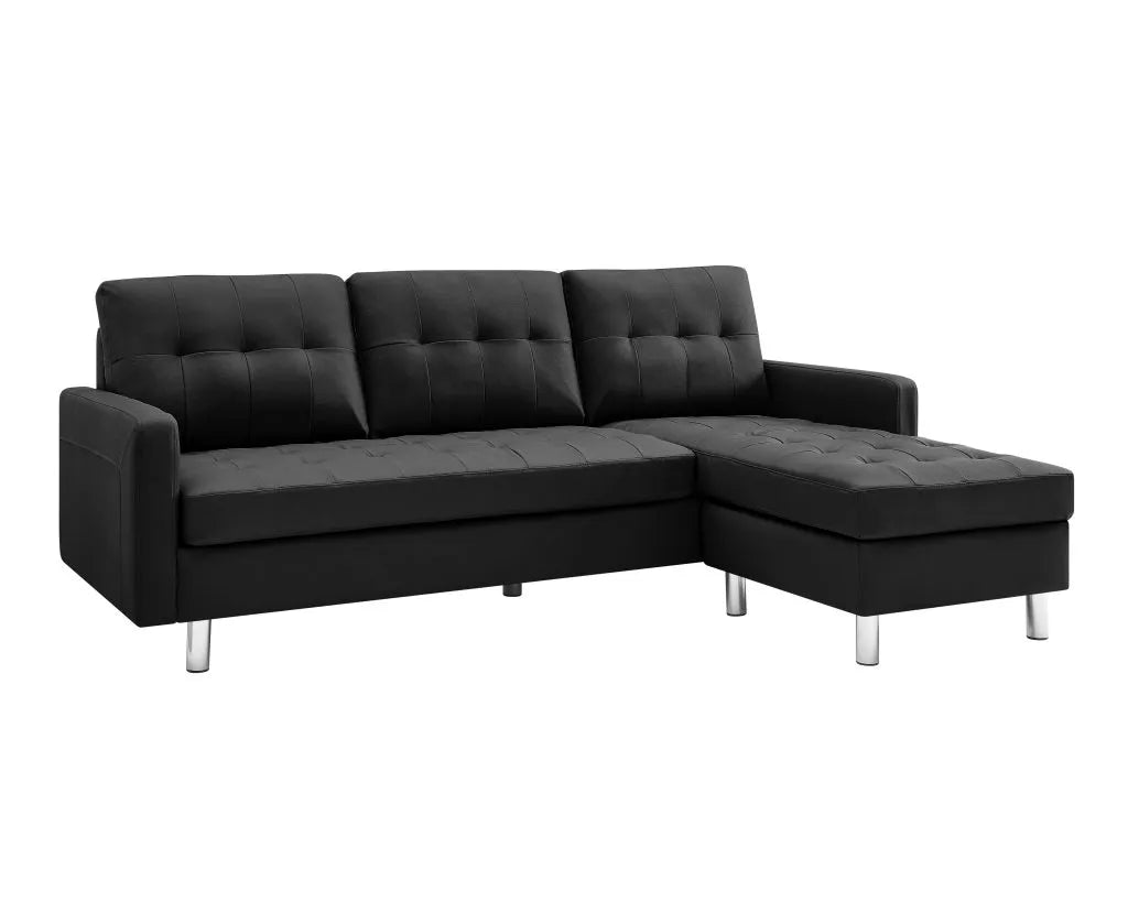 VESADA Sectional Black, Gray or White. - Venini Furniture 