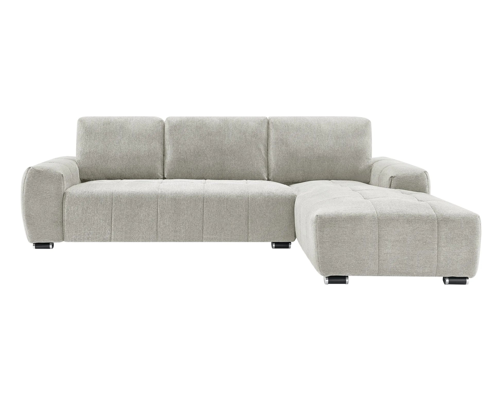 ROMA Sectional Right or Left in Light or Dark Gray or Cream. - Venini Furniture 