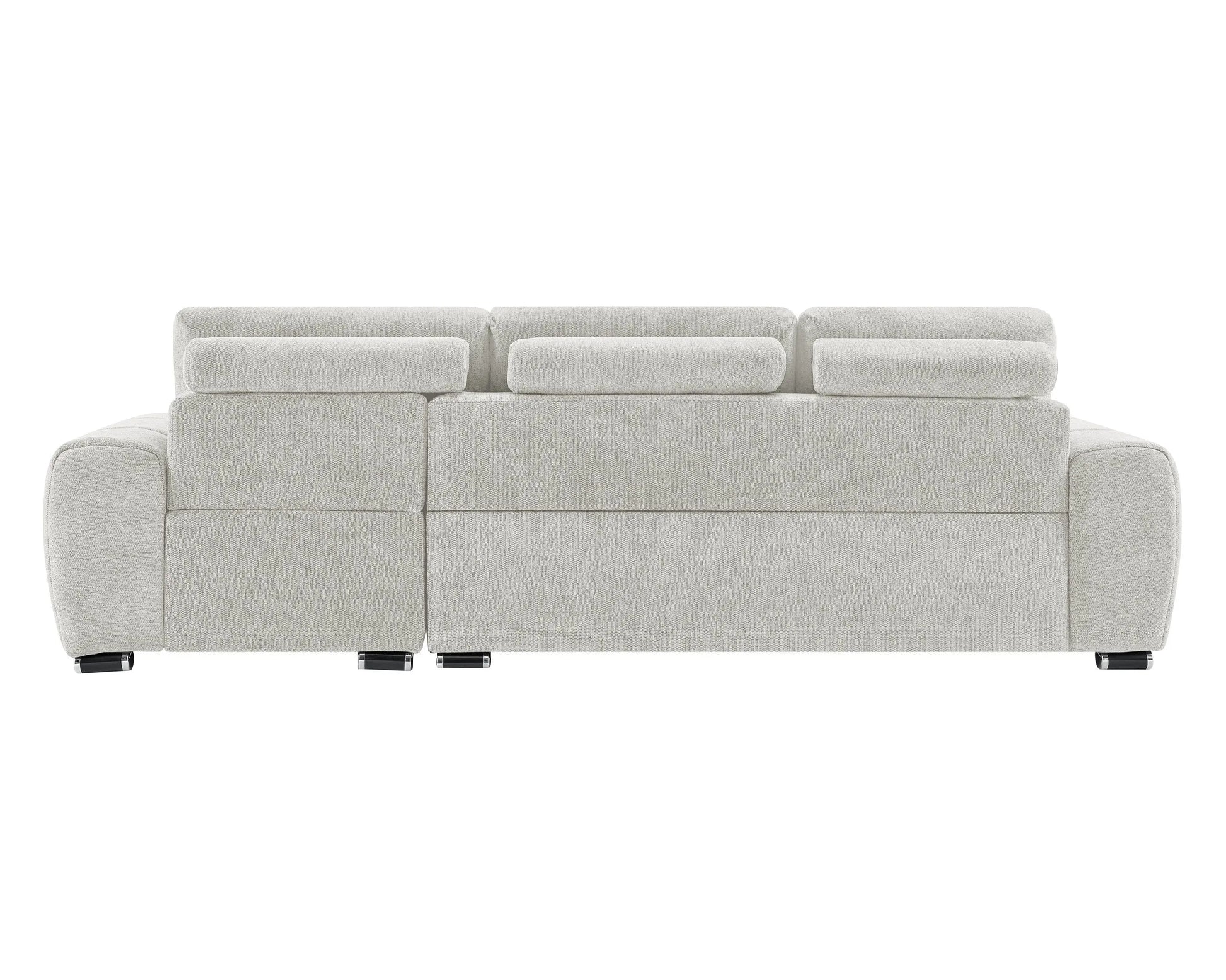 ROMA Sectional Right or Left in Light or Dark Gray or Cream. - Venini Furniture 