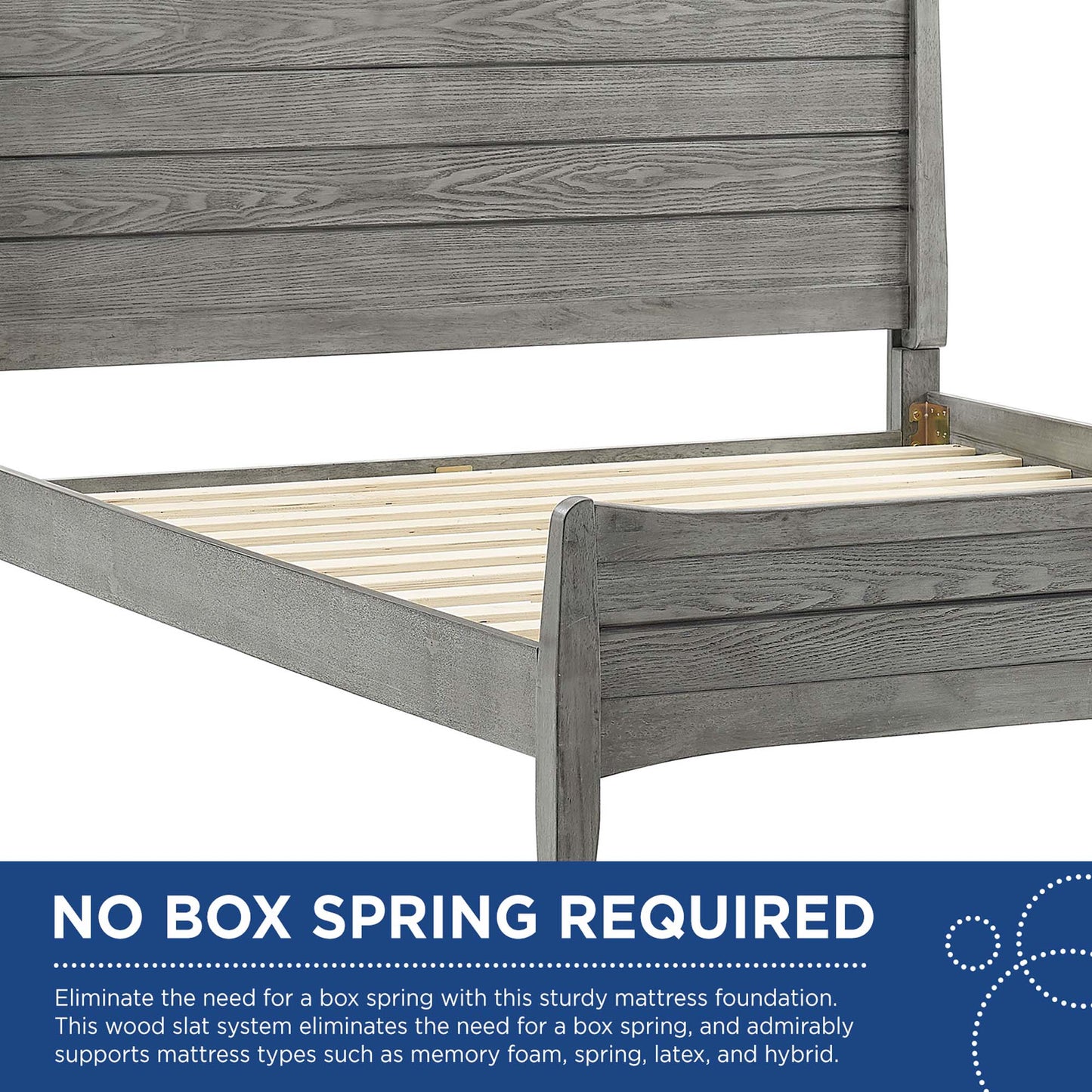Georgia Bedroom Set in Gray. - Venini Furniture 