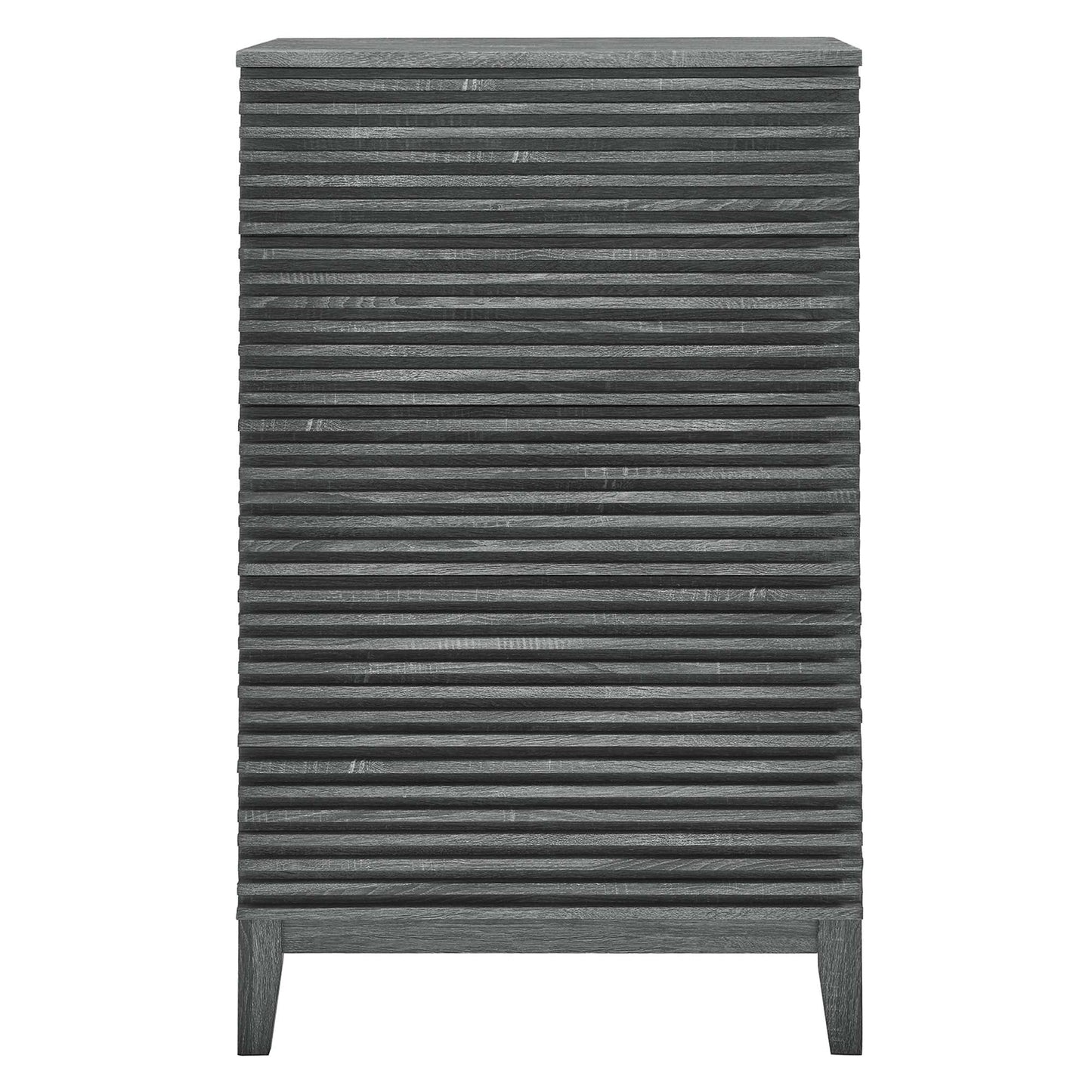 Render 5-Drawer Dresser Chest in Charcoal. - Venini Furniture 
