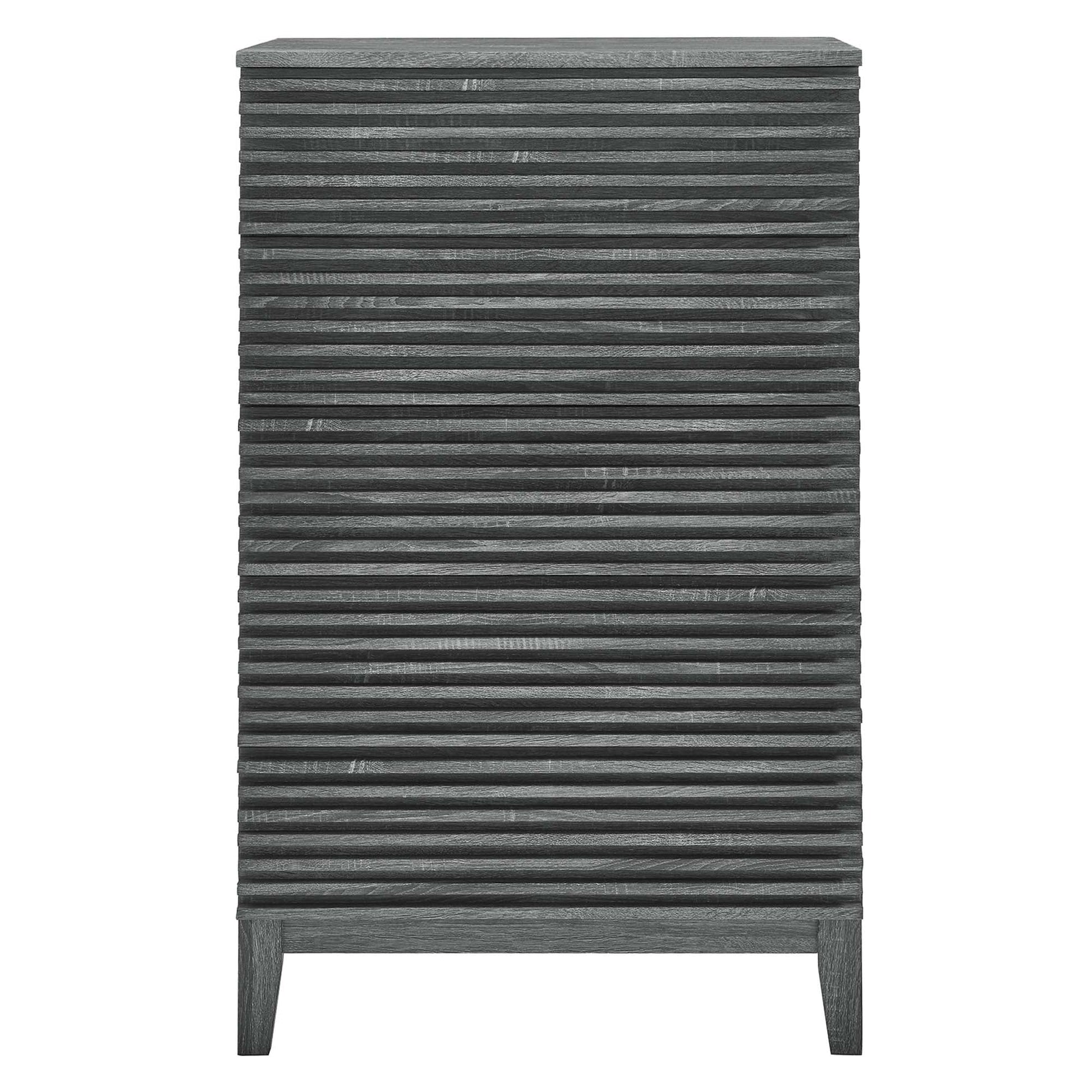 Render 5-Drawer Dresser Chest in Charcoal. - Venini Furniture 