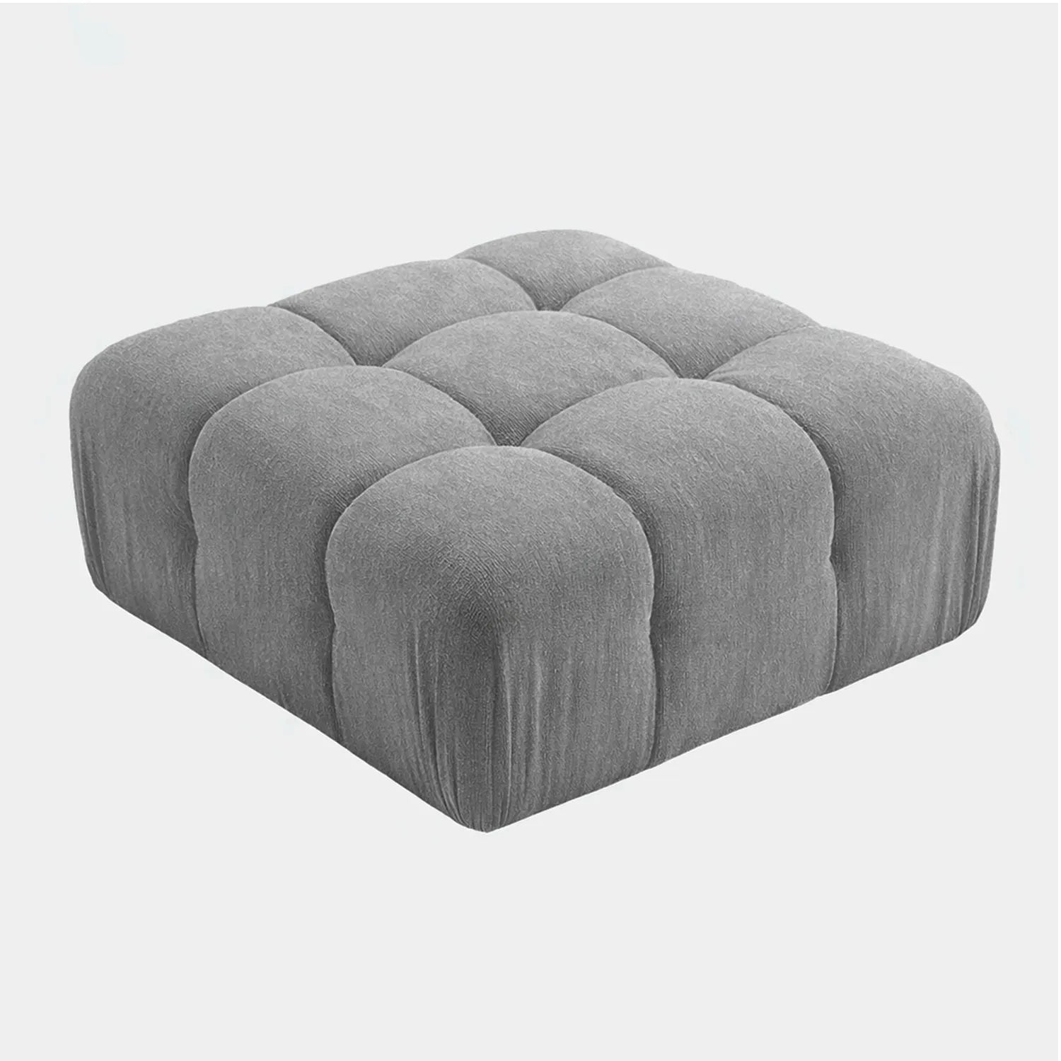 Munich Modular Fabric Sectional U OPTION Light Grey, Dark Gey and White - Venini Furniture 