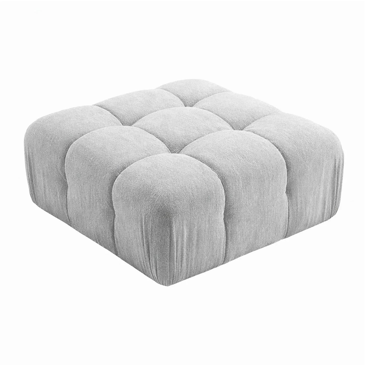 Munich Modular Fabric Sectional U OPTION Light Grey, Dark Gey and White - Venini Furniture 