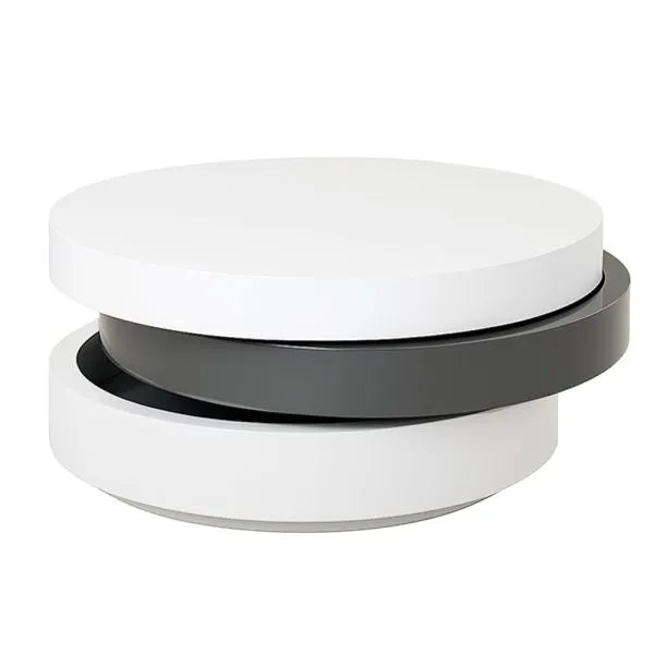 Ovvo Coffee Table All White or White and Gray - Venini Furniture 
