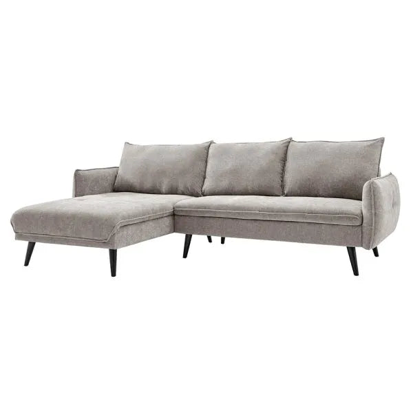 PARIS Sectional Right or Left in Beige, Light Gray or Dark Gray. - Venini Furniture 