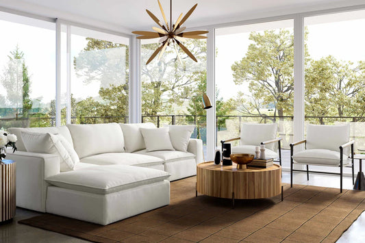 Cali 4-Piece Performance Fabric Modular Sectional