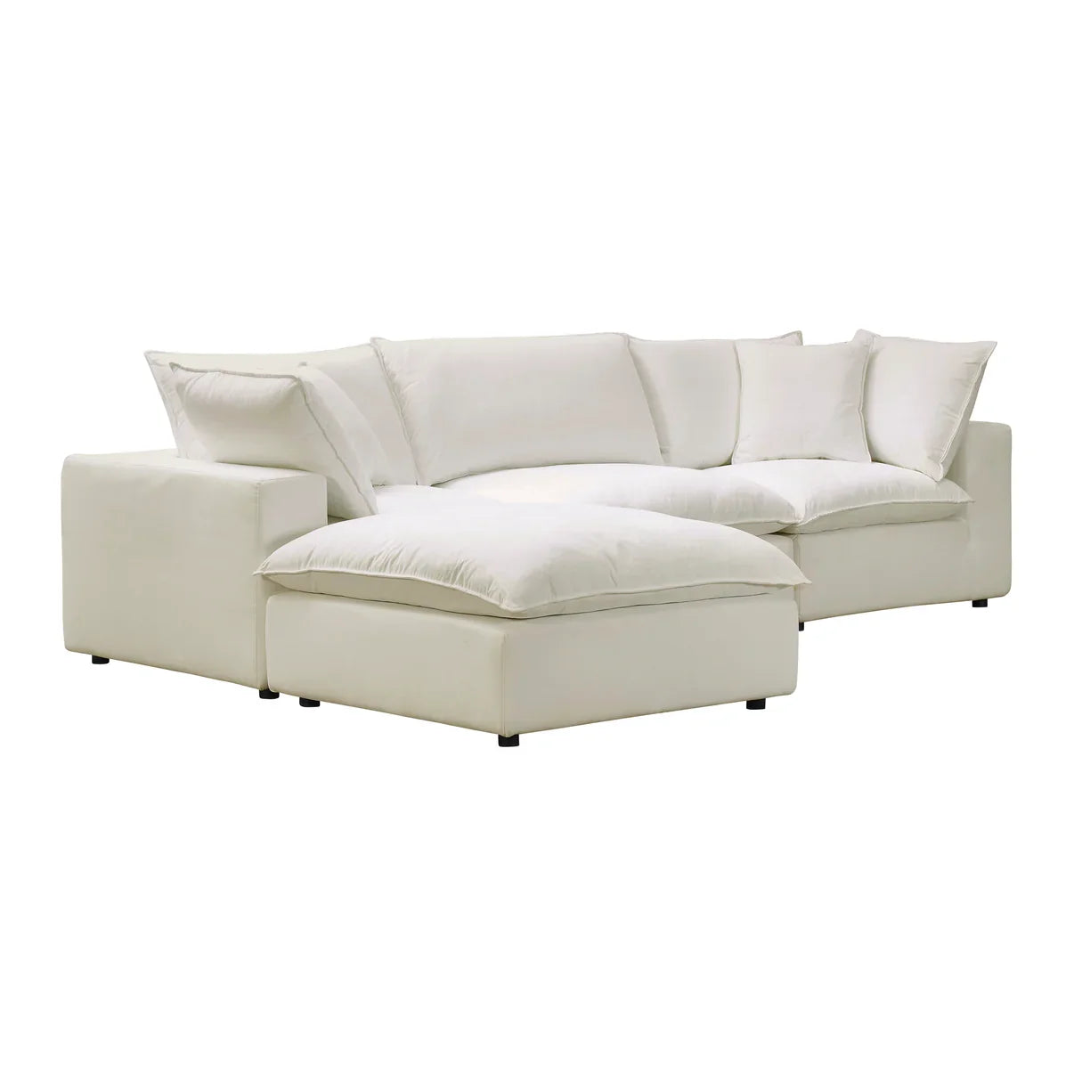 Cali 4-Piece Performance Fabric Modular Sectional