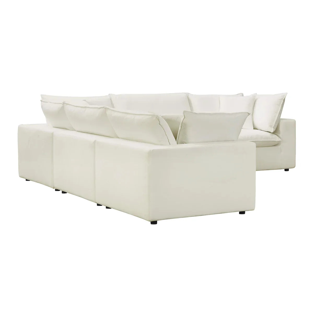 Cali 5-Piece Performance Fabric Modular L-Sectional
