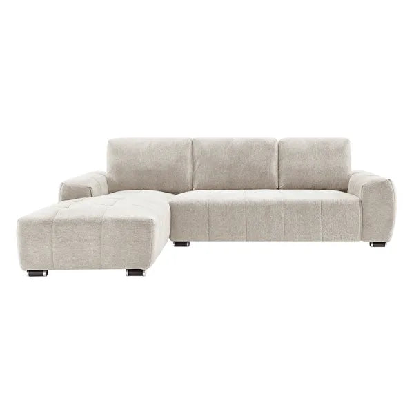 ROMA Sectional Right or Left in Light or Dark Gray or Cream. - Venini Furniture 