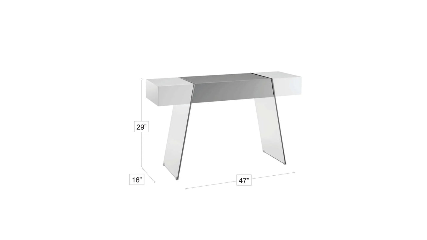 Bronx Console White Black