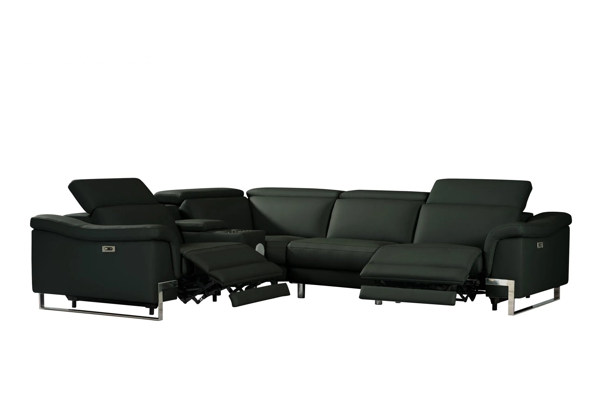 Spartacus Recliner Model 2025 Black, Gray or White. - Venini Furniture 