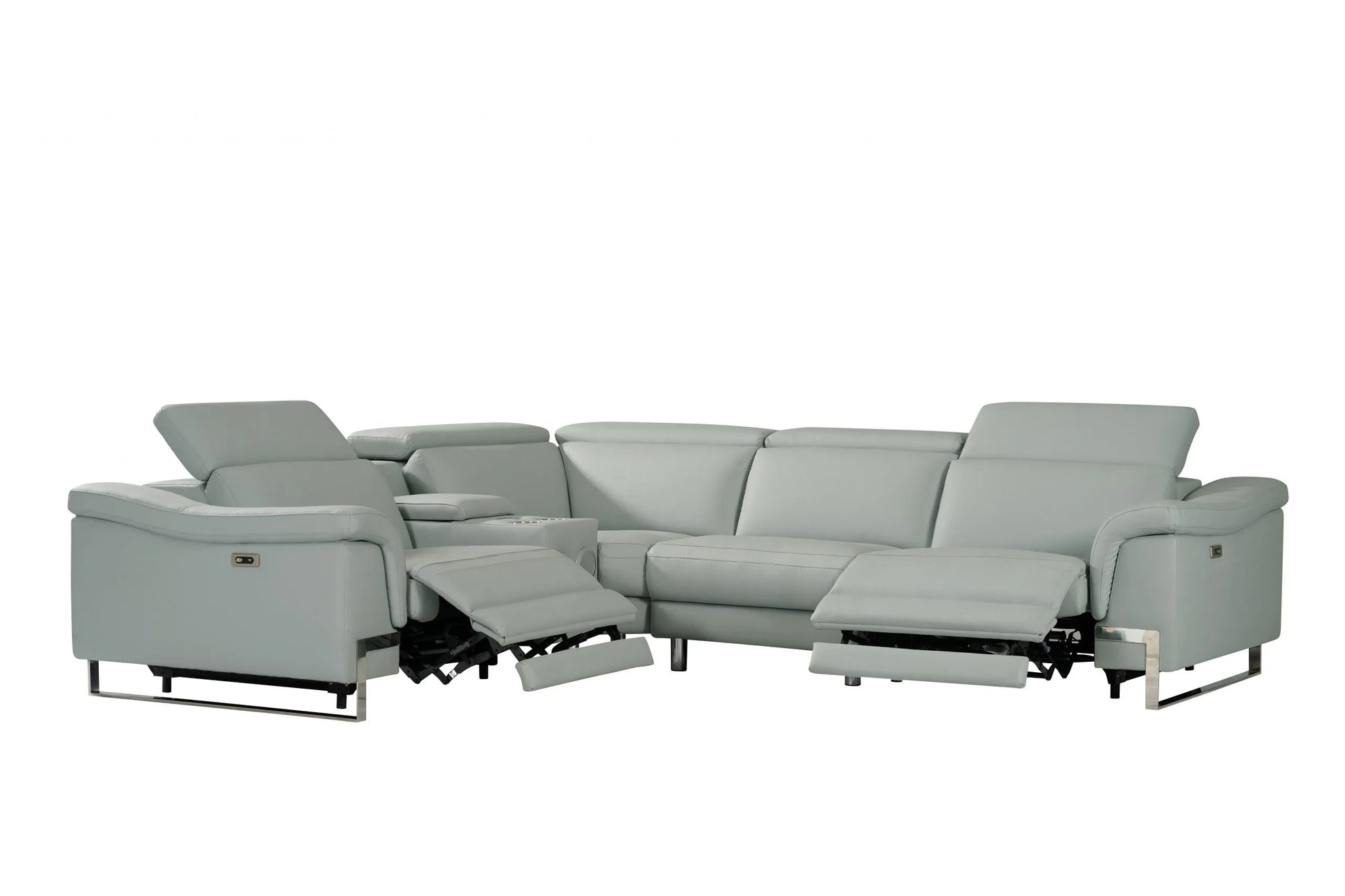 Spartacus Recliner Model 2025 Black, Gray or White. - Venini Furniture 
