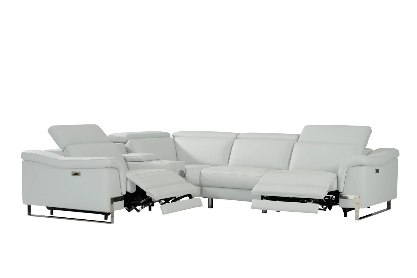 Spartacus Recliner Model 2025 Black, Gray or White. - Venini Furniture 