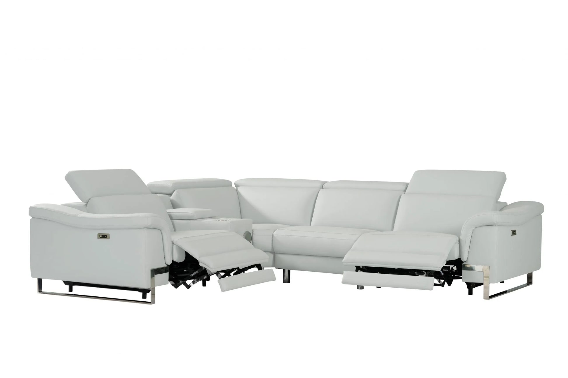 Spartacus Recliner Model 2025 Black, Gray or White. - Venini Furniture 