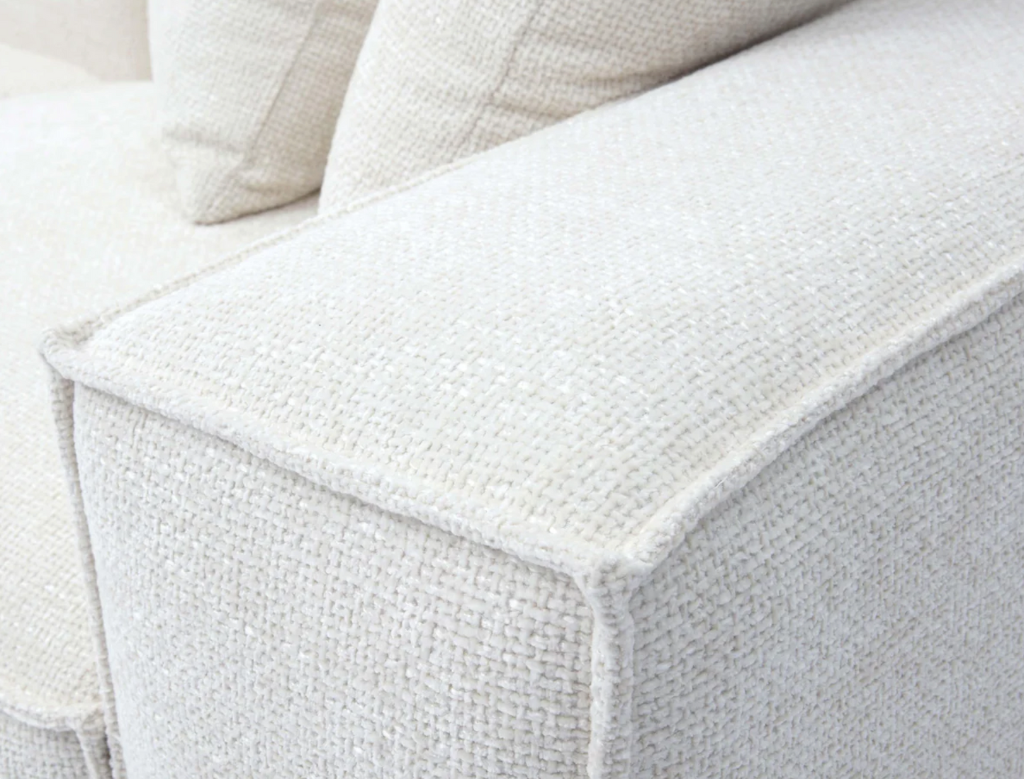 Mindy 4-Piece Chenille Basketweave Modular Sectional - Venini Furniture 