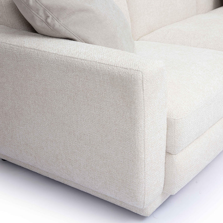 Perry 5-Piece Cream Chenille Modular L-Sectional