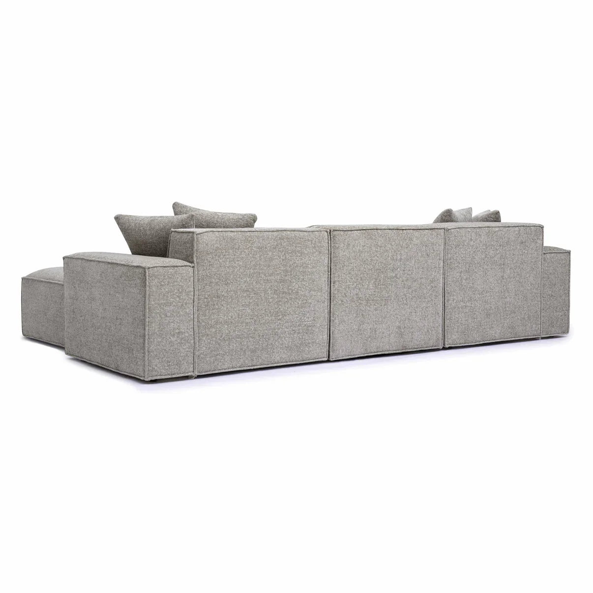 Mindy 4-Piece Chenille Basketweave Modular Sectional - Venini Furniture 
