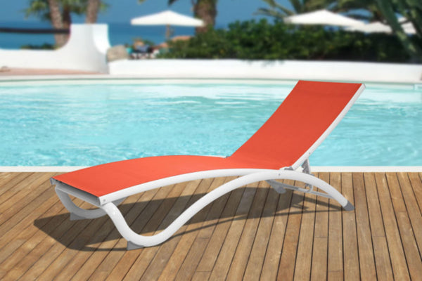 Arch Stackable Sling Chaise Lounger SKU: PRP-4001