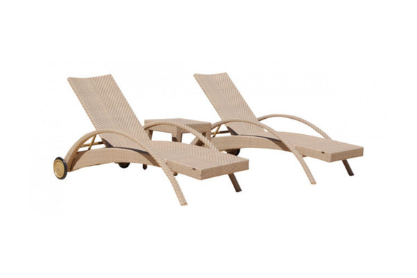 Austin 3 PC Chaise Lounge Set SKU: PJO-3801-NAT-3CL