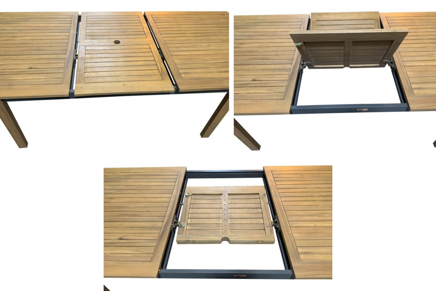 Boca Grande Rectangular Extension Dining Table SKU: PJO-3201-GRY-RT - Venini Furniture 