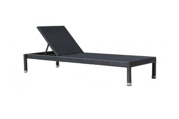 Onyx Stackable Chaise Lounge w/wheels SKU: PJO-1901-BLK-CL