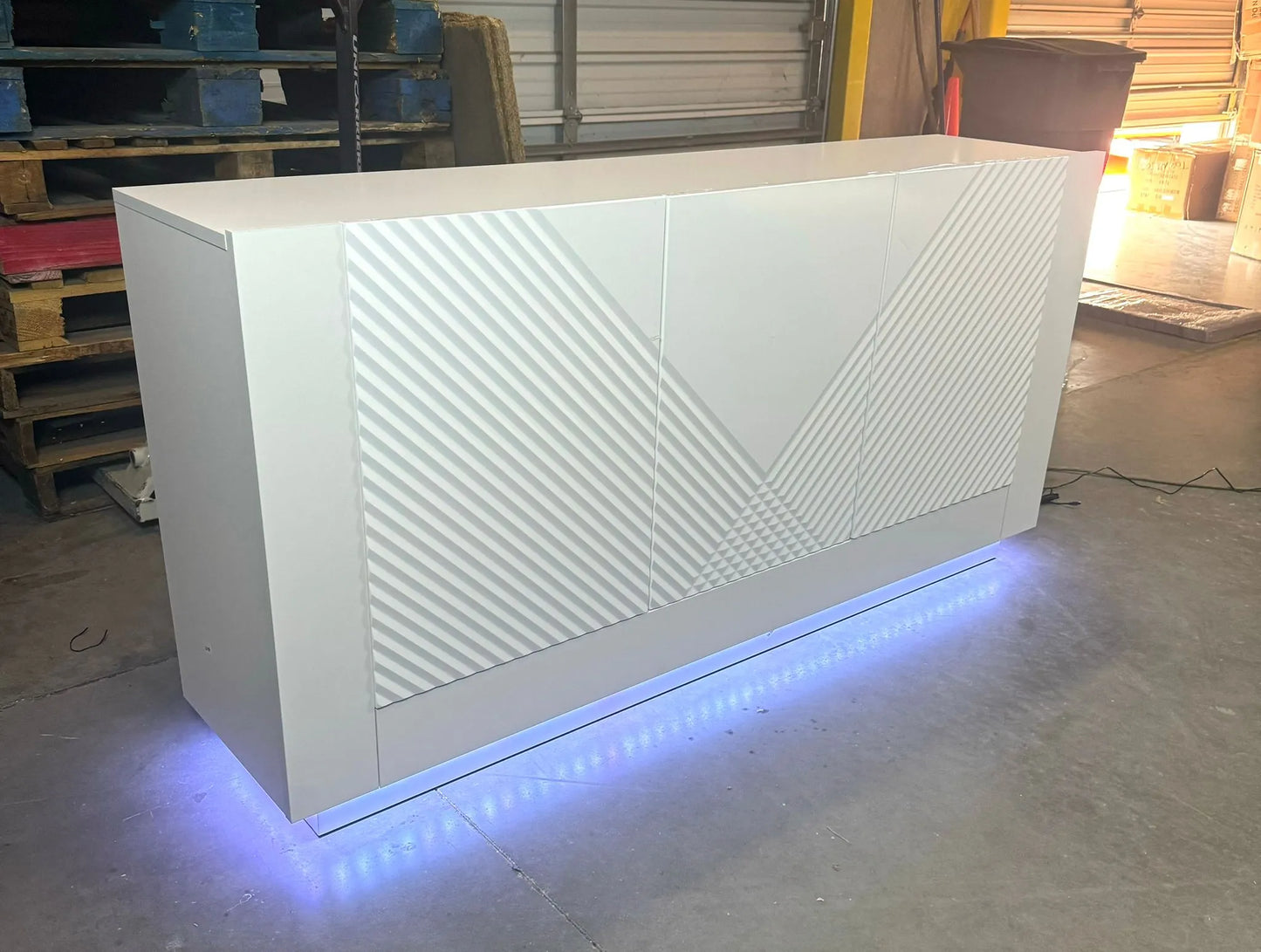 Colonia Buffet Sideboard B302-248 Doors White Lacquer UV