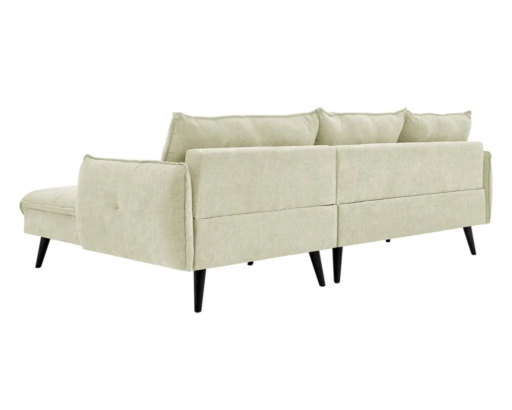 PARIS Sectional Right or Left in Beige, Light Gray or Dark Gray. - Venini Furniture 