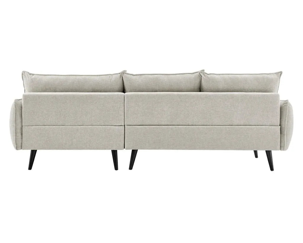 PARIS Sectional Right or Left in Beige, Light Gray or Dark Gray. - Venini Furniture 