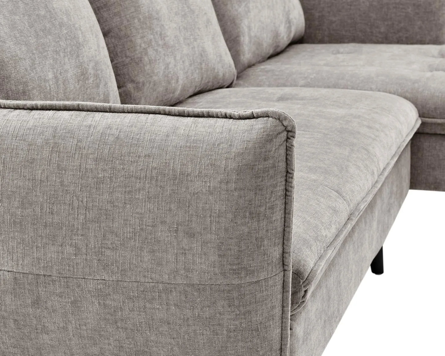 PARIS Sectional Right or Left in Beige, Light Gray or Dark Gray. - Venini Furniture 