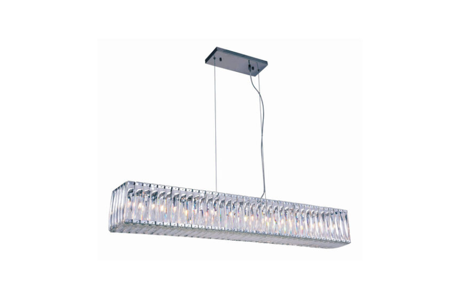 Cuvette 11 Light 48 inch Chrome Chandelier Ceiling Light, Royal Cut Clear Crystal