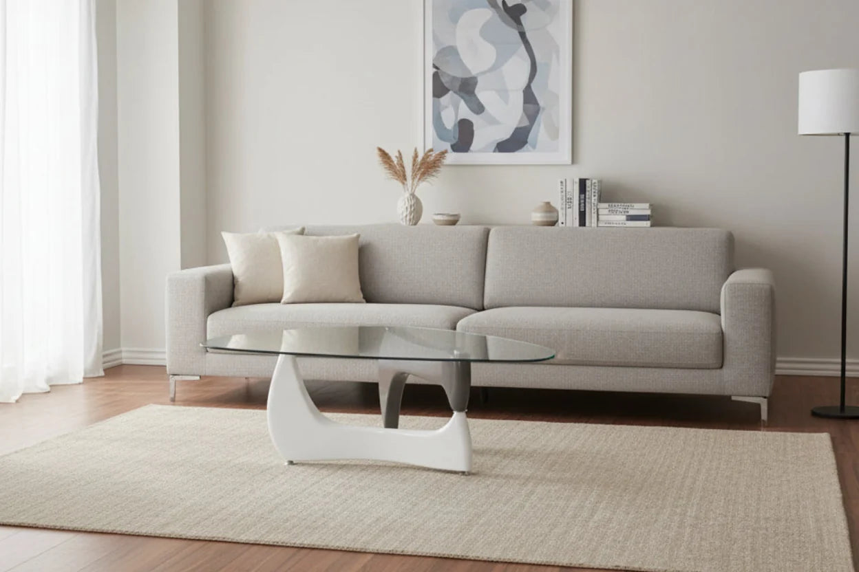 Camila Coffee Table White & Grey - Venini Furniture 