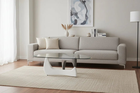 Camila Coffee Table White & Grey - Venini Furniture 