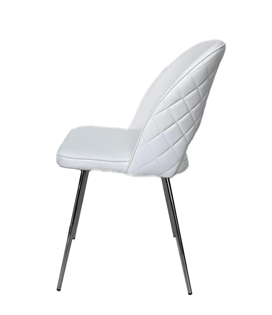 Hill Dining Chair Grey, Black & White. - Venini Furniture 