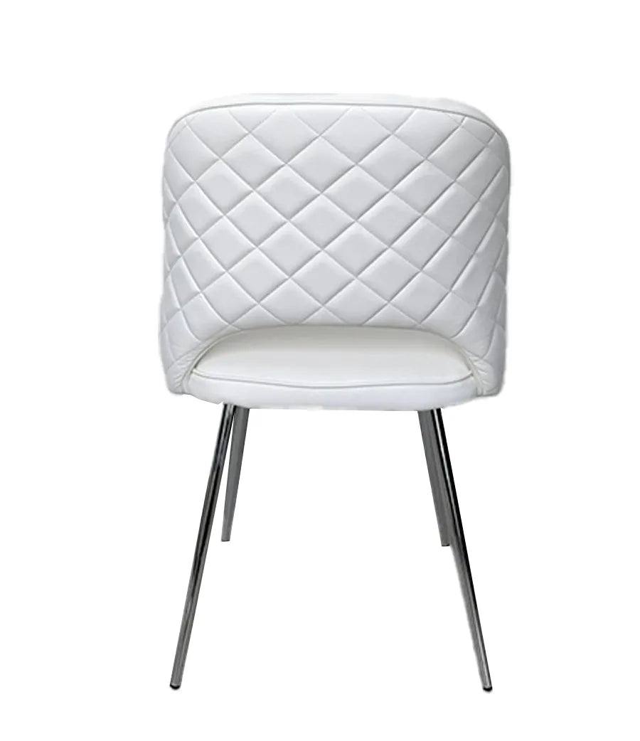 Hill Dining Chair Grey, Black & White. - Venini Furniture 