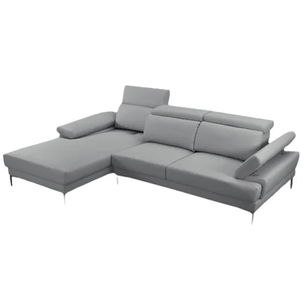 Kim Sectional in White or Grey and Left or Right - Venini Furniture 