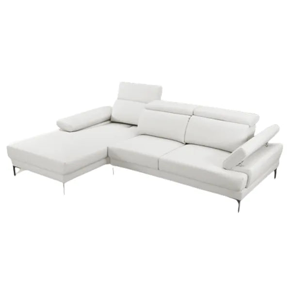Kim Sectional in White or Grey and Left or Right - Venini Furniture 