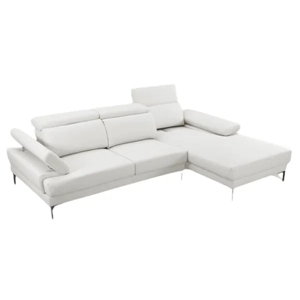 Kim Sectional in White or Grey and Left or Right - Venini Furniture 