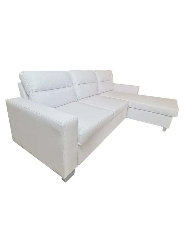 Daniel Reversible Sectional Black or White - Venini Furniture 