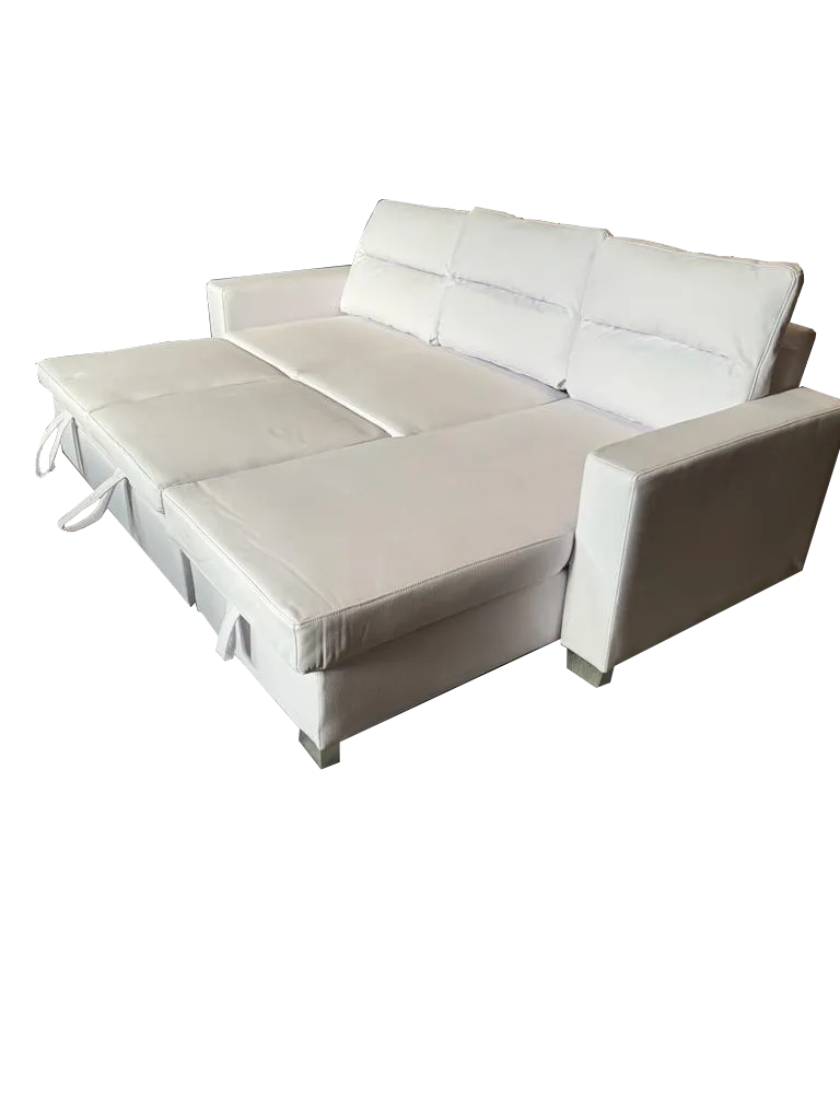 Daniel Reversible Sectional Black or White - Venini Furniture 