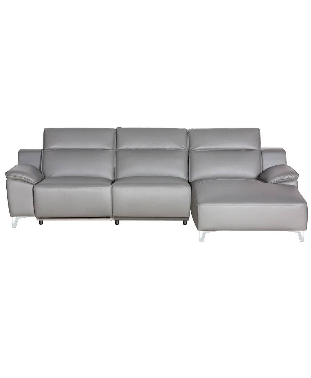 Melanie sectional Gray or Black RIGHT - Venini Furniture 